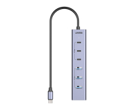 UNITEK Hub USB-C 3x USB-C 10Gbps 4x USB-A 5 Gbps H1335AGY01-EU - 1455235 - zdjęcie 2